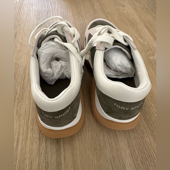 NIB Tory Burch Bubble Lace Up Sneakers - Picture 8 of 11